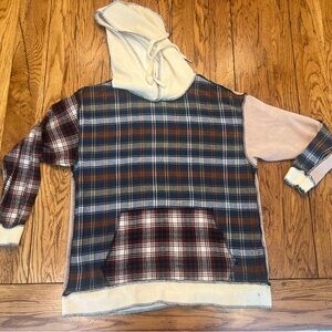 Forever 21 Flannel Hoodie